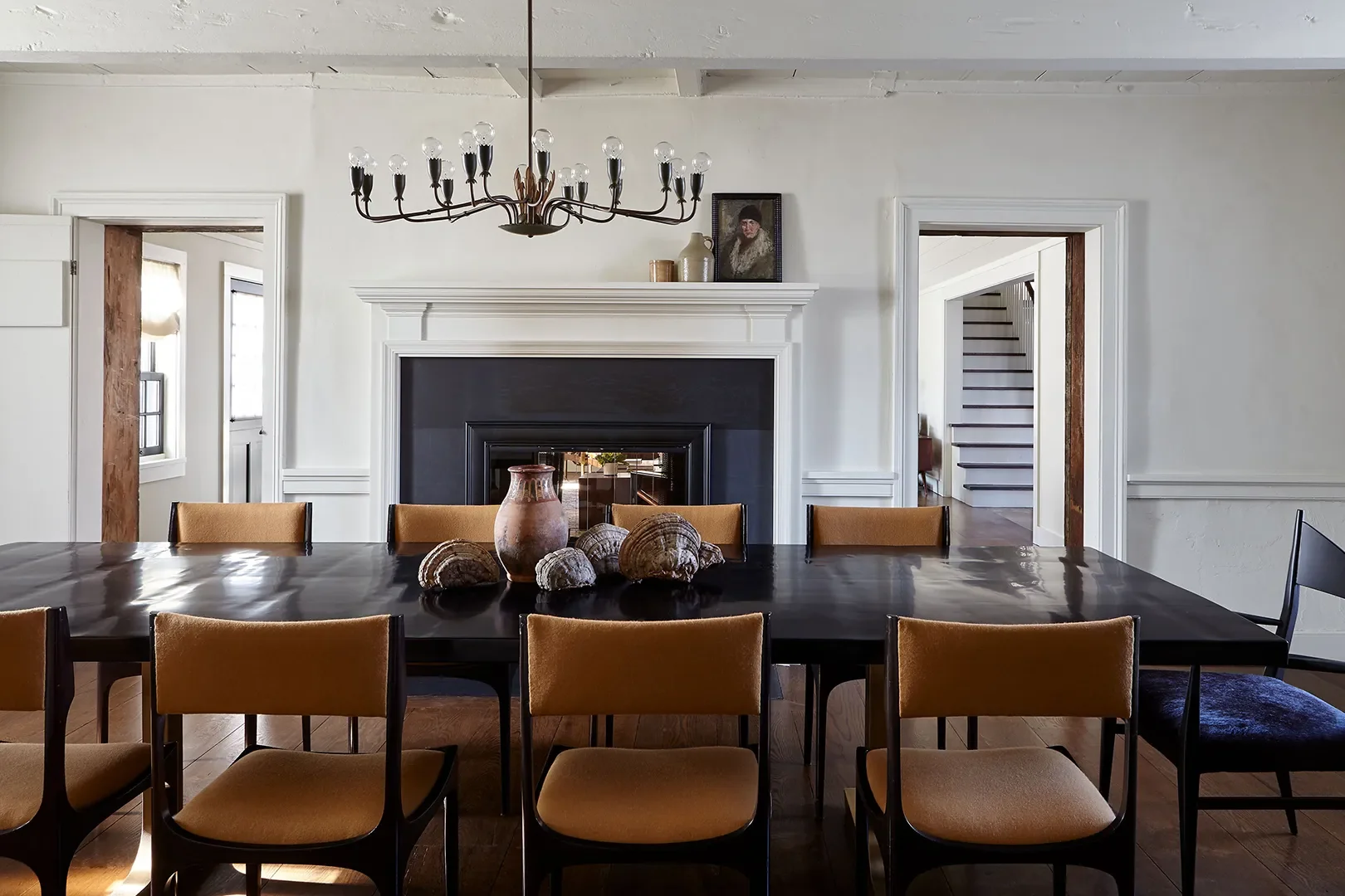 A Stone Farmhouse, Civil War–Era Addition, and Stucco New Build Come Together in the Hudson Valley