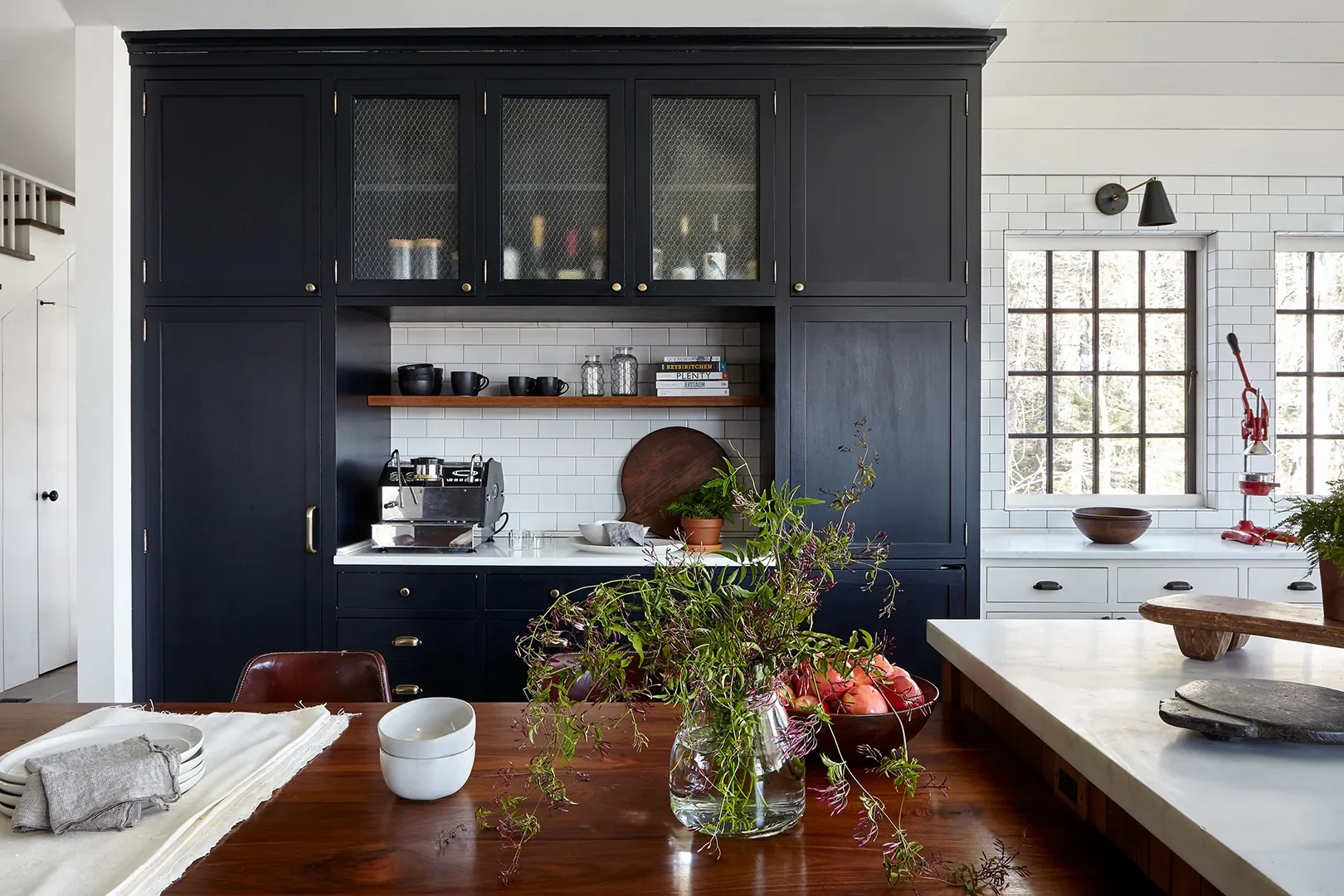 A Stone Farmhouse, Civil War–Era Addition, and Stucco New Build Come Together in the Hudson Valley